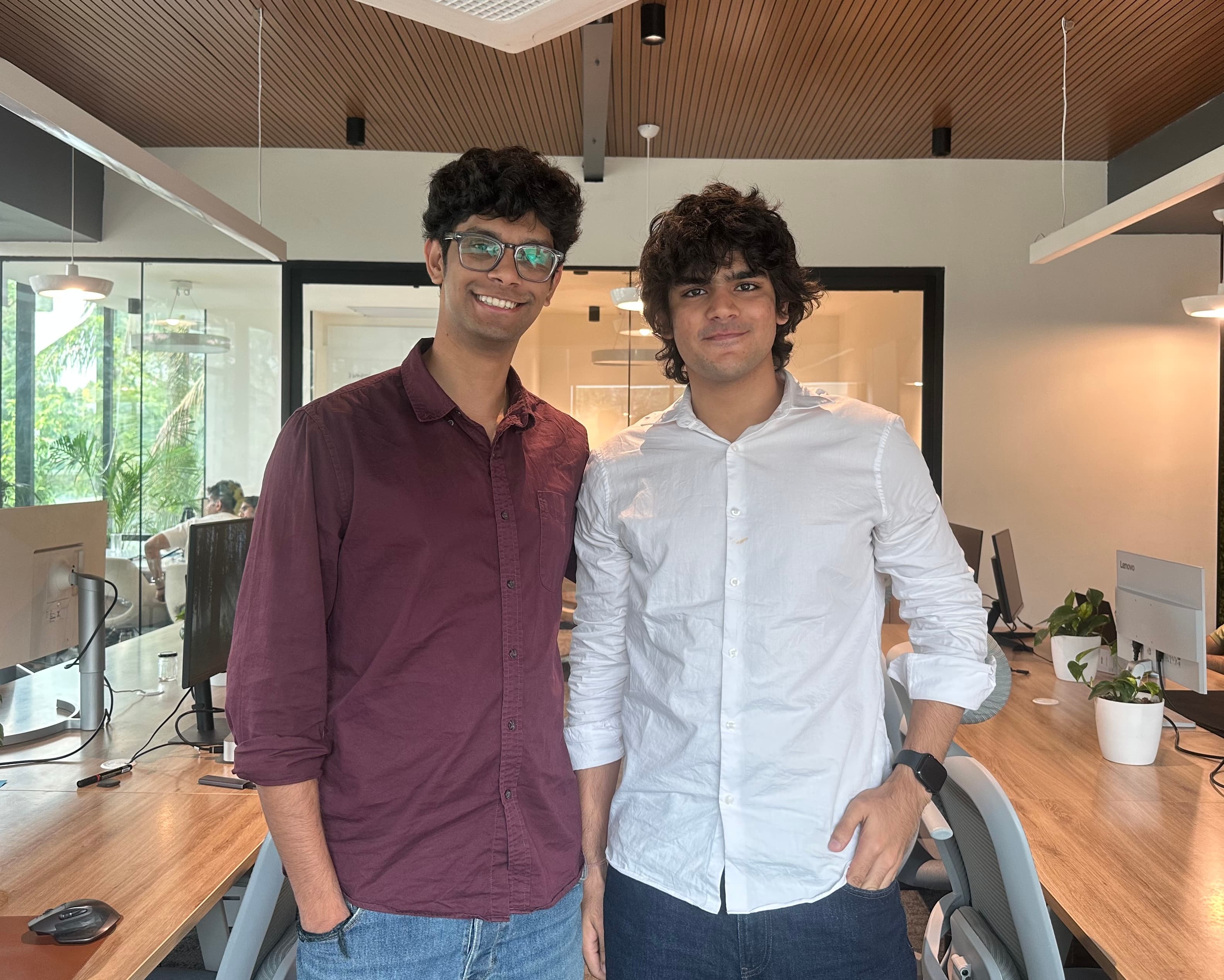 Nikhil and Sarvagya, the founders of Backdoor